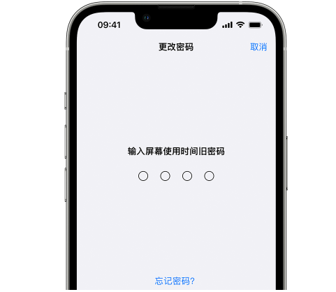 当雄iPhone屏幕维修分享iPhone屏幕使用时间密码忘记了怎么办 