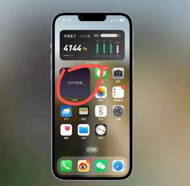 当雄苹果手机维修分享:iOS16主屏幕天气小组件无法正常工作怎么办？ 