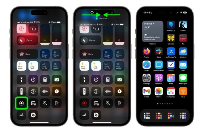 当雄苹果手机维修分享iPhone14录屏如何隐藏灵动岛和红色指示器 