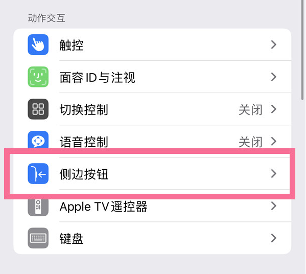 当雄苹果14维修店分享iPhone14 Plus侧键双击下载功能关闭方法 